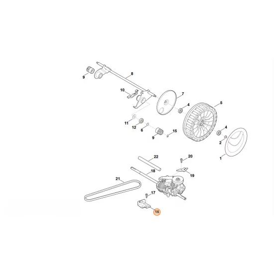 STIHL   Przytrzymywacz 6378 764 6710
